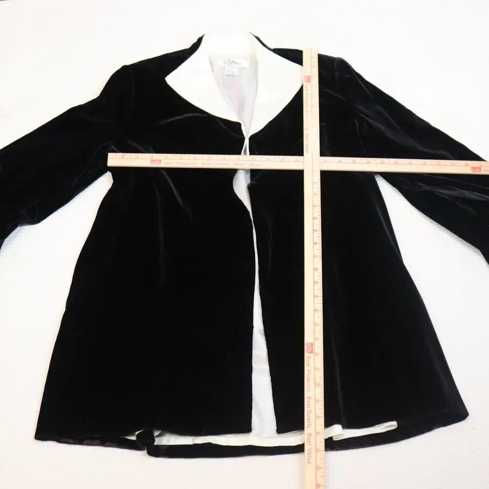 Patra Woman‎ Velvet Jacket Size S Purple